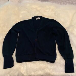 Dior Men's Black Cardigan Sweater